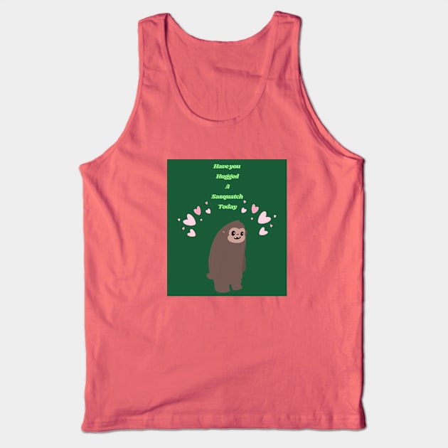 Hug A Sasquatch Tank Top by AlmostMaybeNever